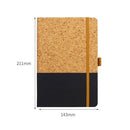 White Eco-Friendly Cork A5 Notebook Gift Set with Matching Pen Business Journal Office Meeting Writing Gift