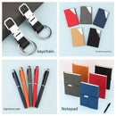 Black Executive A5 Notebook Gift Set with Metal Pen, Business Card Holder and Keychain for Corporate Gifts, Client Appreciation and Office Professionals