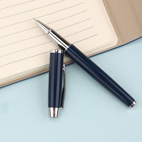 Black Executive A5 Notebook Gift Set with Metal Pen, Business Card Holder and Keychain for Corporate Gifts, Client Appreciation and Office Professionals