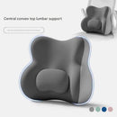 Gray-Green Ergonomic Memory Foam Lumbar Support Cushion for Office Chair, Adjustable Lower Back Pillow with Dual Side Support, Orthopedic Back Rest for Desk Chair, Car Seat and Home Office
