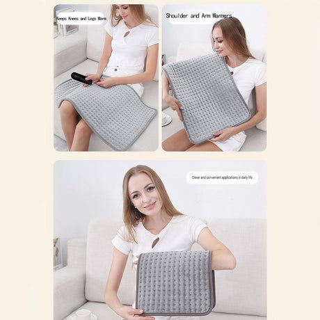 Electric Heating Pad 50*100cm with 9 Heat Levels and 4 Timer Settings, Washable Full Body Heating Mat for Back, Waist, Legs and Shoulders