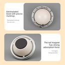 Beige Retro Planet Mechanical Kitchen Timer Magnetic Countdown Clock Battery-Free Metal Core Loud Alarm for Cooking Study