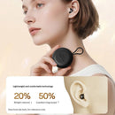 White Luxury Diamond-Encrusted Noise Reduction Earplugs with Anti-Lost Lanyard - Soft Silicone Sleep & Study Ear Plugs for Comfortable Silence