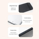 White LED Car Sun Visor Makeup Mirror with 5x Magnification & Touch Lighting - Rechargeable Vanity Mirror for Travel & Daily Use