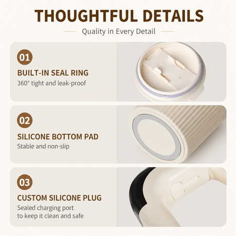 Green Electric Self Stirring Mug with Temperature Display Type-C Rechargeable Insulated Coffee Mixing Cup Portable Magnetic Stirring Mug for Coffee Milk Protein Shake Home Office Use