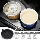 4 Pack Silicone Car Cup Holder Coaster Set – Anti-Slip Heat Resistant Car Cup Mats, Universal Car Interior Drink Pad Accessories
