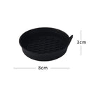 4 Pack Silicone Car Cup Holder Coaster Set – Anti-Slip Heat Resistant Car Cup Mats, Universal Car Interior Drink Pad Accessories