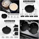 950ml Insulated Stainless Steel Bottle with 4PCS Silicone Anti-Slip Car Cup Coasters – Leakproof Travel Drink Set for Car & Home Use
