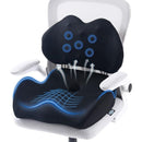 Memory Foam Seat Cushion & Lumbar Support Pillow Set – Ergonomic Office Chair & Car Seat Pad for Lower Back Pain Relief, Hip & Back Comfort