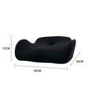 Memory Foam Seat Cushion & Lumbar Support Pillow Set – Ergonomic Office Chair & Car Seat Pad for Lower Back Pain Relief, Hip & Back Comfort