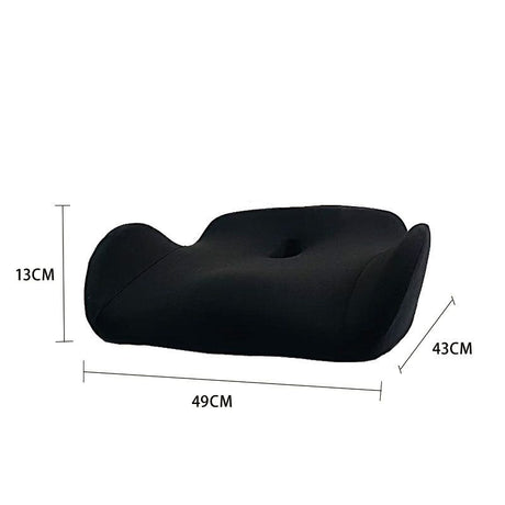 Memory Foam Seat Cushion & Lumbar Support Pillow Set – Ergonomic Office Chair & Car Seat Pad for Lower Back Pain Relief, Hip & Back Comfort