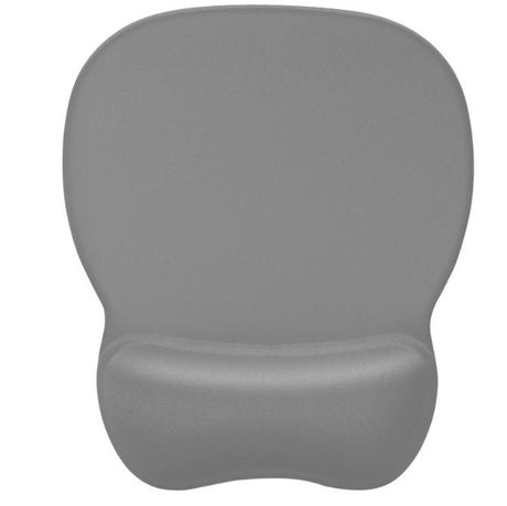 Gray silicone wrist rest with 20-in-1 electronics cleaning kit - portable multi-functional brush set, ergonomic mouse pad, suitable for office and travel.