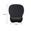 Gradient Blue silicone wrist rest with 20-in-1 electronics cleaning kit - portable multi-functional brush set, ergonomic mouse pad, suitable for office and travel.