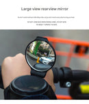 Bicycle Wrist Rearview Mirror 360 Rotatable - Adjustable Wrist Mounted Convex Cycling Mirror, 360 degree Rotation, Arm Strap Handlebar Mount, Cycling Safety for Urban Commuting and Travel Use