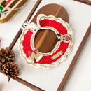Christmas Pet Collar（Bell-shaped deer） Knitted Festive Dog Cat Collar Red Green Adjustable Soft Lightweight Holiday Pet Accessories for Small Dogs and Cats  Party Wear
