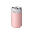 Pink USB Rechargeable Humidifier Aroma Diffuser Mini Can Mist Maker Portable Car Home Desktop Air Moisturizer with LED Light
