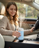 Blue USB Rechargeable Humidifier Aroma Diffuser Mini Can Mist Maker Portable Car Home Desktop Air Moisturizer with LED Light