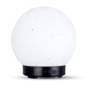 Moon Light Humidifier Aroma Diffuser (Black base) with LED Night Light, USB Desktop Essential Oil Diffuser Cool Mist Maker for Bedroom Office Home Relaxation