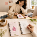 Fruit Series To Do List Notebook (Guava) – Spiral Bound Journal with Cute Fruit Cover, 80 Sheets, Portable Planner for Daily Notes, Study, Office and Personal Organisation
