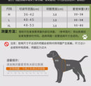 Khaki Tactical Dog Collar for Large Dogs (L size)- Wide Padded Nylon Collar with Quick Release Metal Buckle, Control Handle and D-Ring for Walking and Training