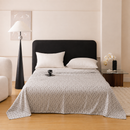 Silver Diamond Pattern Bamboo Fiber Summer Cooling Blanket 150×200cm for Bed Sofa Air Conditioned Room Lightweight Breathable Gauze Coverlet