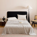 Silver Bamboo Fibre Summer Blanket - Vine Pattern Cooling Throw Blanket 150x200cm Lightweight Breathable Summer Quilt