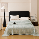 Bamboo Fibre Cooling Blanket Blue Bamboo Pattern 150x200cm for Summer Bed and Air Conditioned Rooms
