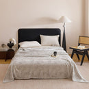Bamboo Fibre Cooling Blanket Silver Bamboo Pattern 150x200cm for Summer Bed and Air Conditioned Rooms