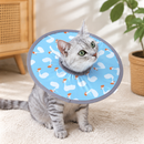 Blue Duck Soft Waterproof Elizabethan Collar for Cats & Dogs L Size - Adjustable Anti-Licking Recovery Cone After Surgery Soft Waterproof Elizabethan Collar for Cats & Dogs L Size - Adjustable Anti-Licking Recovery Cone After Surgery
