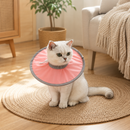 Pure Pink Soft Waterproof Elizabethan Collar for Cats & Dogs S Size - Adjustable Anti-Licking Recovery Cone After Surgery