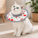 Red Cherry Soft Waterproof Elizabethan Collar for Cats & Dogs L Size - Adjustable Anti-Licking Recovery Cone After Surgery Soft Waterproof Elizabethan Collar for Cats & Dogs L Size - Adjustable Anti-Licking Recovery Cone After Surgery