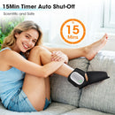 Air Compression Heated Foot Massager, Sole & Ankle Dual Zone Kneading with 4 Intensities, 4 Temp and 3 Airbag Massage Modes - Cordless USB Rechargeable and 360°Wrap Around Design for Home Relaxation Gift & Pain Relief Therapy