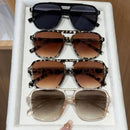 4 Pairs Y2K Style Aviator Sunglasses Set for Men and Women - UV400 Protection, PC Frame Fashion Driving Glasses Lightweight Retro Eyewear Style 1