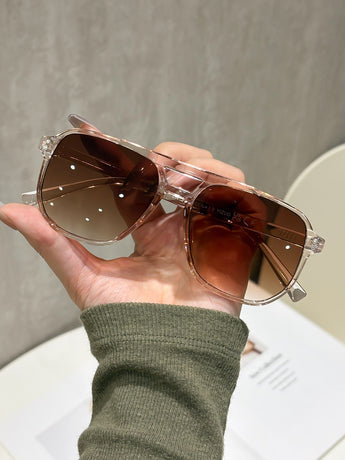 4 Pairs Y2K Style Aviator Sunglasses Set for Men and Women - UV400 Protection, PC Frame Fashion Driving Glasses Lightweight Retro Eyewear Style 1