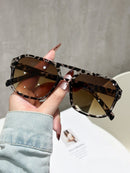 4 Pairs Y2K Style Aviator Sunglasses Set for Men and Women - UV400 Protection, PC Frame Fashion Driving Glasses Lightweight Retro Eyewear Style 1