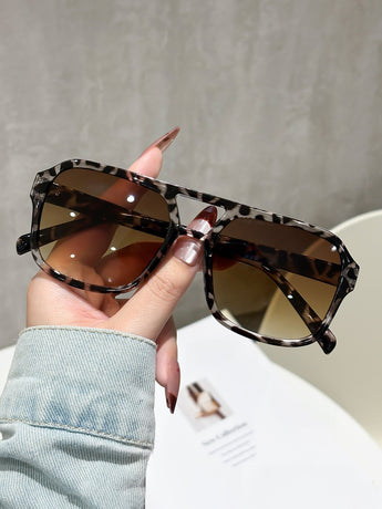 4 Pairs Y2K Style Aviator Sunglasses Set for Men and Women - UV400 Protection, PC Frame Fashion Driving Glasses Lightweight Retro Eyewear Style 1
