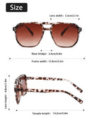 4 Pairs Y2K Style Aviator Sunglasses Set for Men and Women - UV400 Protection, PC Frame Fashion Driving Glasses Lightweight Retro Eyewear Style 2