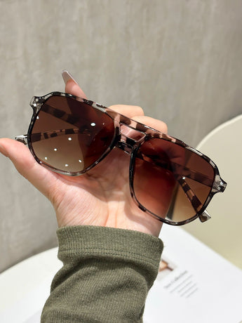 4 Pairs Y2K Style Aviator Sunglasses Set for Men and Women - UV400 Protection, PC Frame Fashion Driving Glasses Lightweight Retro Eyewear Style 2