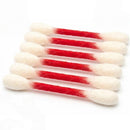 6 Pack Red Cotton Swab Stick Cat Toys with Catnip - Durable for Chew, 15cm Soft Plush Teaser Kitty Toy Gift for Boredom Anxiety Exercise Play