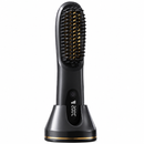 Black 4D Straight Hair Comb and Negative Ionic Styler with Dual MCH Ceramic Fast Heating, Anti-Scald Round Comb Teeth, 3 Levels Temp LCD Display and Charging Dock
