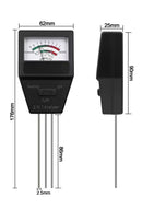 2-in-1 Soil pH and Fertility Tester (2 Pack) - Dual Mode Plant Garden Soil Sensor Meter, Battery-Free Plug and Play