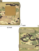 Dark Green Mutifunctional Oxford Fabric Tactical Waterproof Map Pouch - MOLLE Military Admin Organizer & Notebook Sleeve
