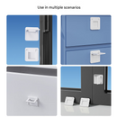 Multifunctional Window & Door Safety Lock (5 Pack) - Punch Free Sliding Track Stopper and Drawer Pull Handle