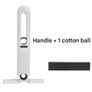 Mini Handheld Foldable Mop WIth ABS Handle and 1 Sponge Head- Hand-Free Squeeze Design -   Compact Desktop Cleaner for Kitchen and Bathroom