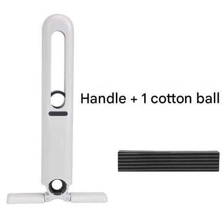 Mini Handheld Foldable Mop WIth ABS Handle and 1 Sponge Head- Hand-Free Squeeze Design -   Compact Desktop Cleaner for Kitchen and Bathroom