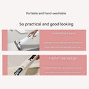 Mini Handheld Foldable Mop WIth ABS Handle and 2 Sponge Head- Hand-Free Squeeze Design -   Compact Desktop Cleaner for Kitchen and Bathroom