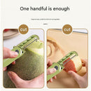 Purple Portable Folding Fruit Peeler - Stainless Steel Blade, ABS and PP Handle - Compact 9cm Design, Travel Friendly Kitchen Tool for Camping and Home Use