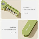 Purple Portable Folding Fruit Peeler - Stainless Steel Blade, ABS and PP Handle - Compact 9cm Design, Travel Friendly Kitchen Tool for Camping and Home Use