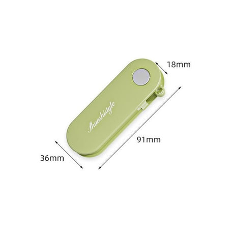 Home Fruit & Vegetable Peeling and Slicing Prep Set-Purple Folding Peeler and Green Fruit Slicer - Portable Stainless Steel Kitchen Tools for Camping, Home Use, and Travel