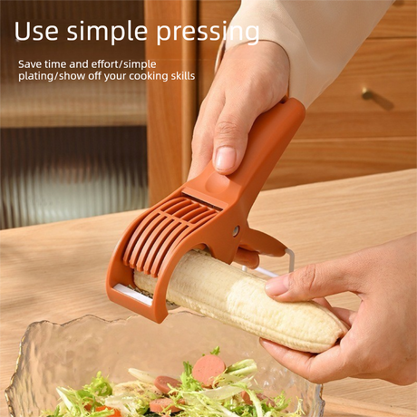 Home Fruit & Vegetable Peeling and Slicing Prep Set-Green Folding Peeler and Red Fruit Slicer - Portable Stainless Steel Kitchen Tools for Camping, Home Use, and Travel